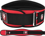 RDX X3 Lifting Belt - Fitness Riem - Powerlift Riem - Neopreen - Rood - Maat: L