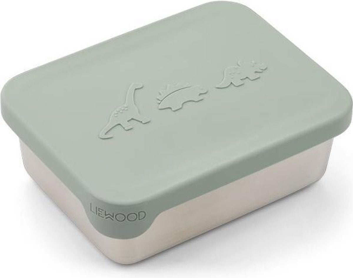 Ako Snack Box  Dino Dusty Mint | Liewood