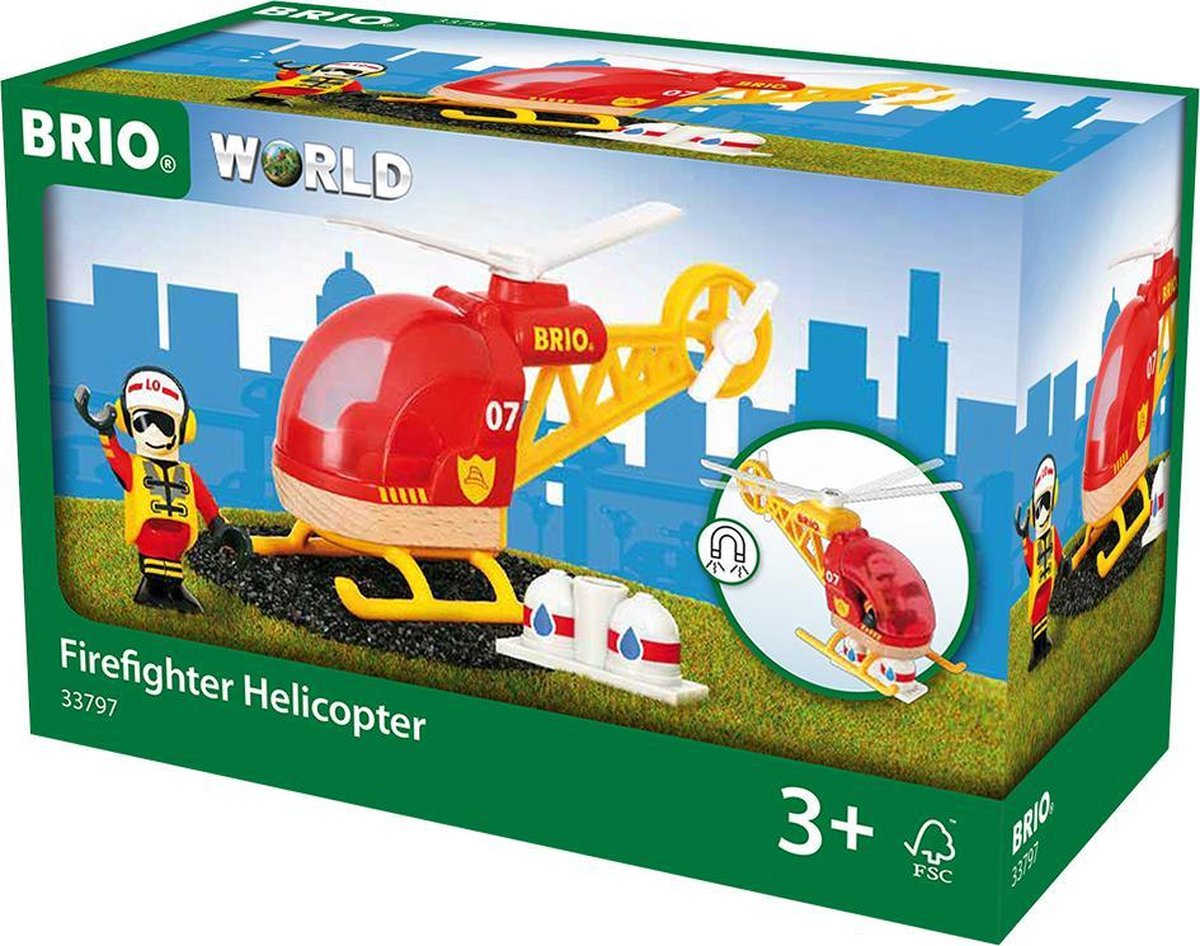 BRIO Brandweer helikopter - 33797