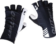Outwet Winterhandschoen Leder Dirty Drive zwart/wit S/M
