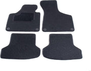 Automatten op maat - zwart stof - geschikt voor Audi A3 8P cabriolet 2005-2013