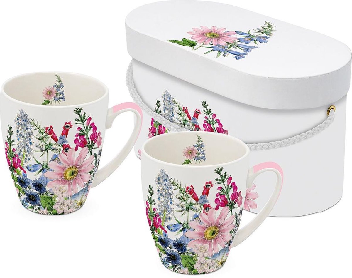 PPD – Floriculture – Giftset – 2 grote mokken in cadeaubox – 0