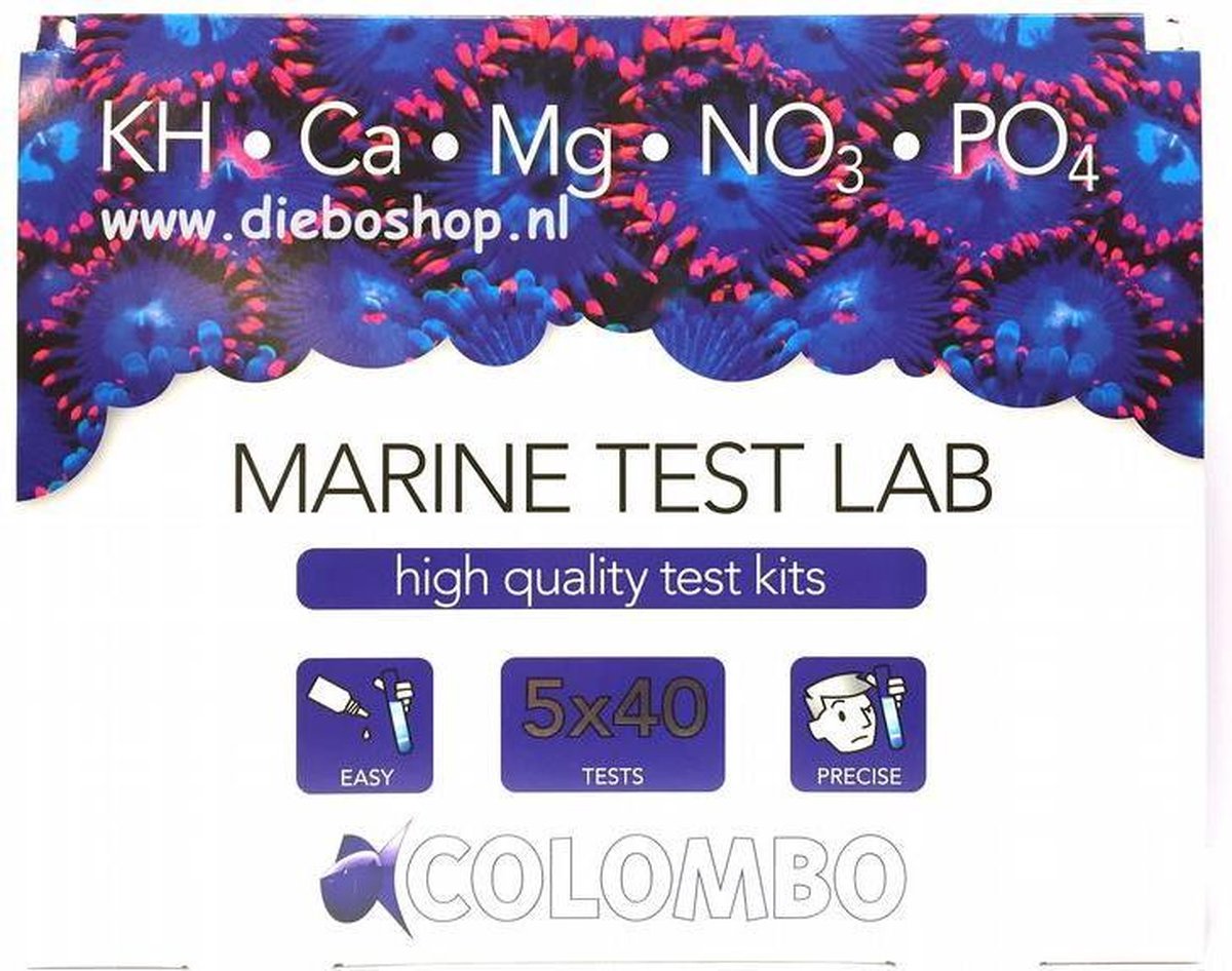 Colombo Marine test lab ( KH-Ca-Mg-NO3-PO4 )