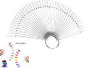 GUAPÀ Kleuren Waaier - Nagel Display Transparant - 2 x 50 stuks - High Quality Color Ring