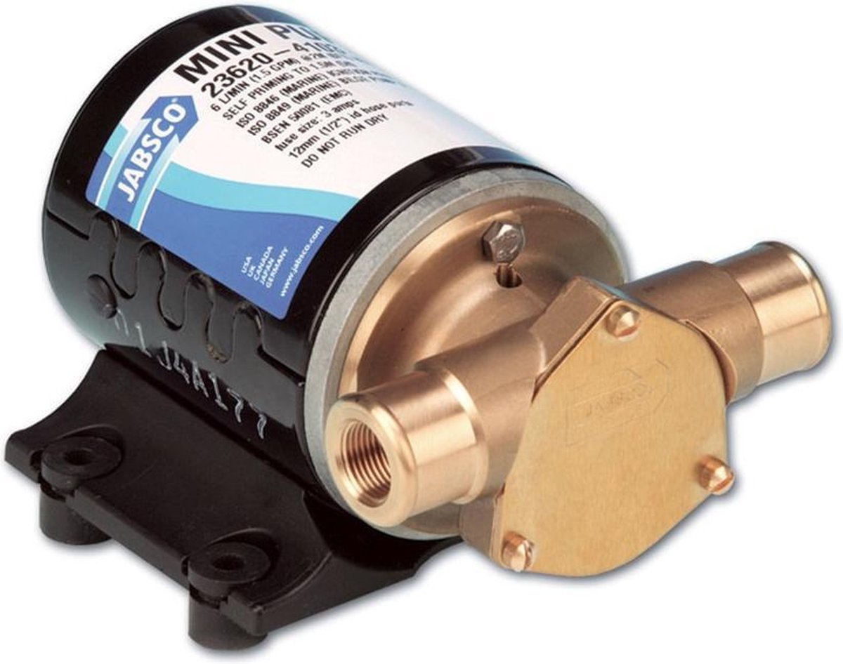 Jabsco Bilge- en Dekwaspomp 23620-4103 Mini Puppy 12V 2
