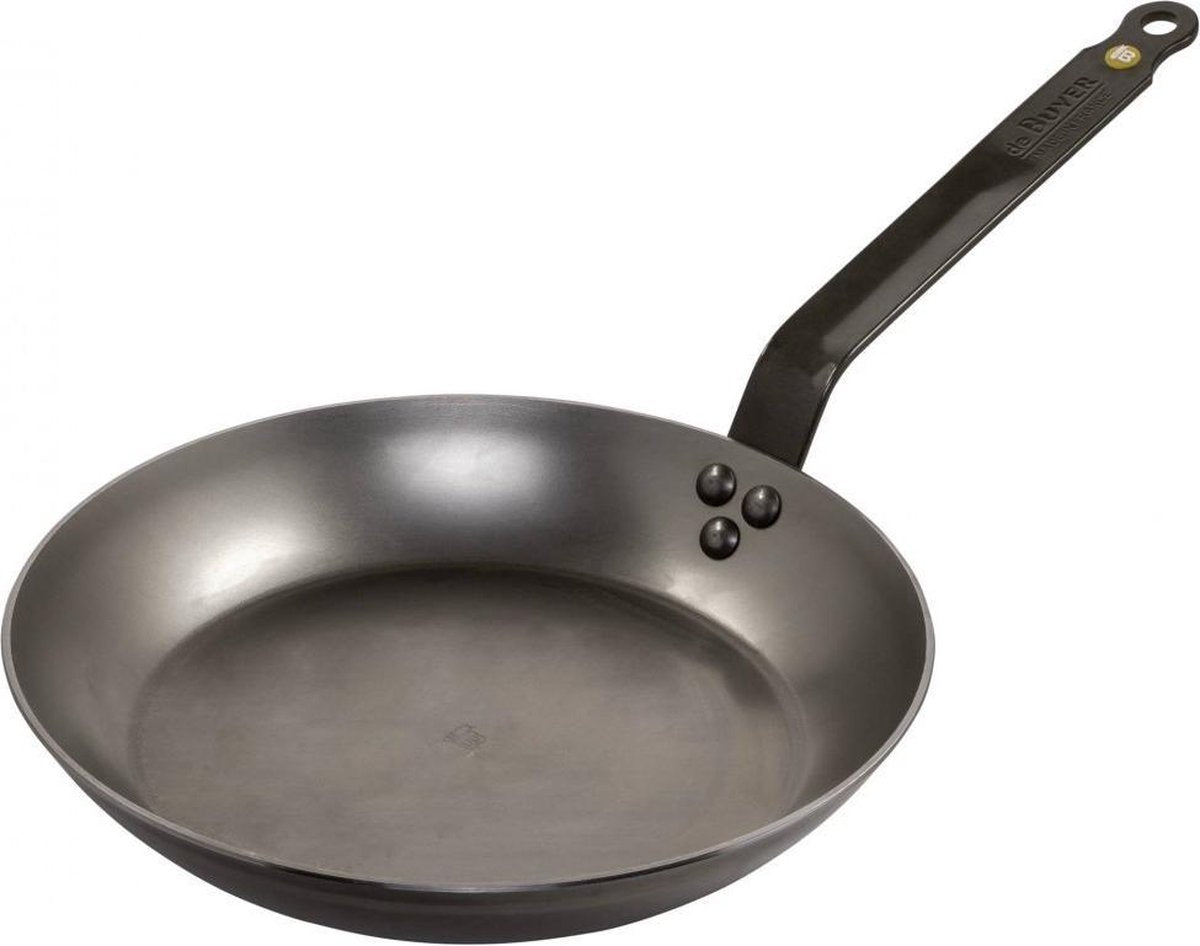 DeBuyer Mineral B Element Koekenpan - Zilver - Rond - Ø 28 cm