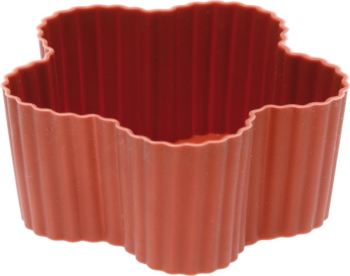 Siliconen Bakvorm - Sambonet - cupcake bloem mini - voor 6 stuks