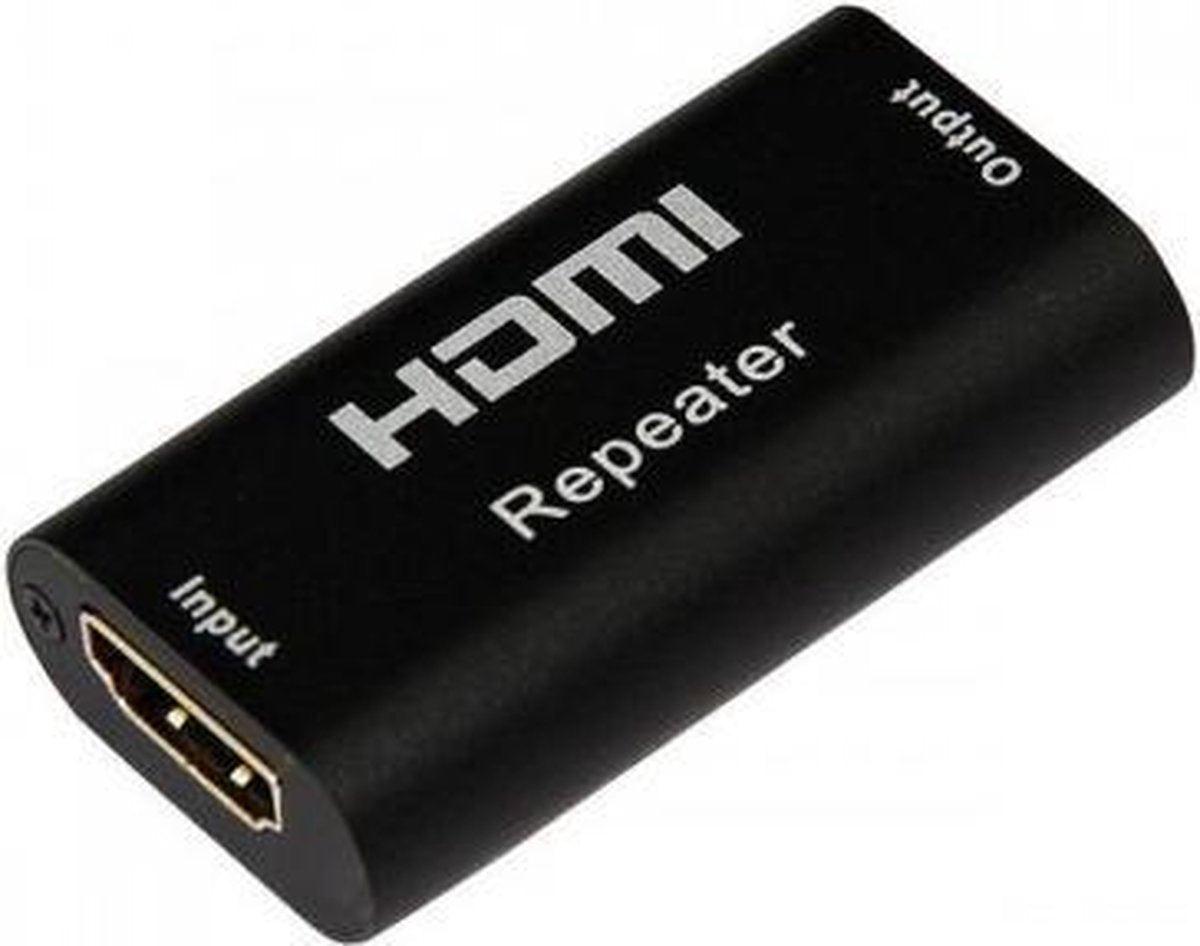 Techly IDATA HDMI2-RIP4KT audio/video extender AV-repeater Zwart