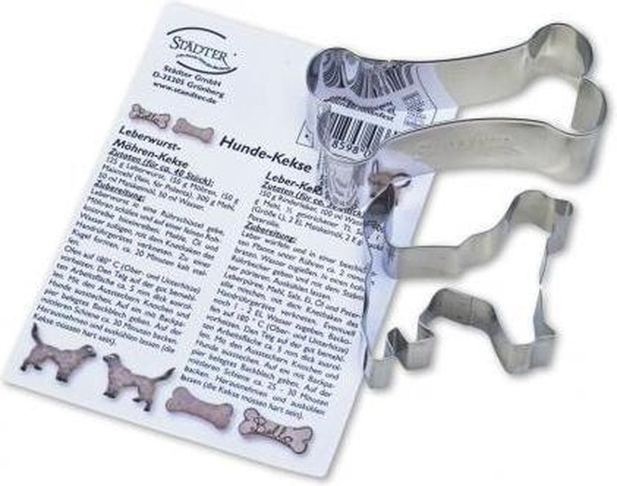 Set van 2 uitstekers - hond en kluif - St�dter