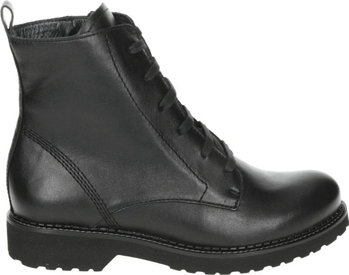 Verhulst 6437 - Volwassenen VeterlaarzenHalf-hoge schoenen - Kleur: Zwart - Maat: 38.5