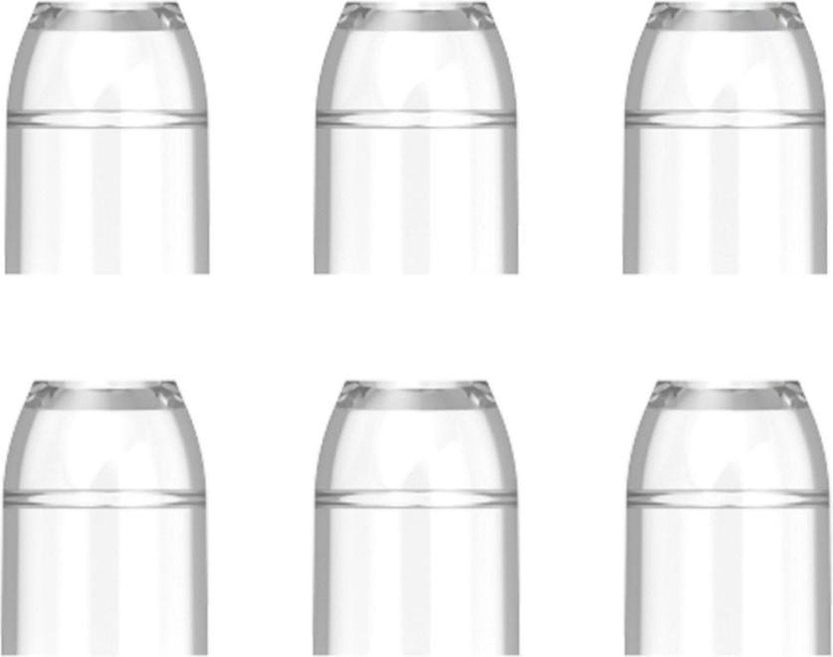 L Style Champagne Rings Caps Clear