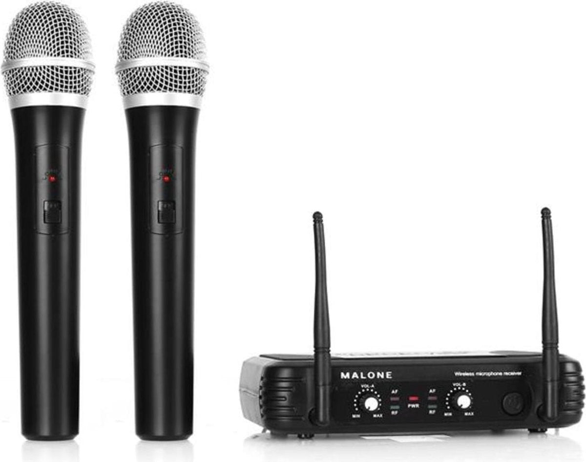 Malone UHF-draadloze microfoon-set