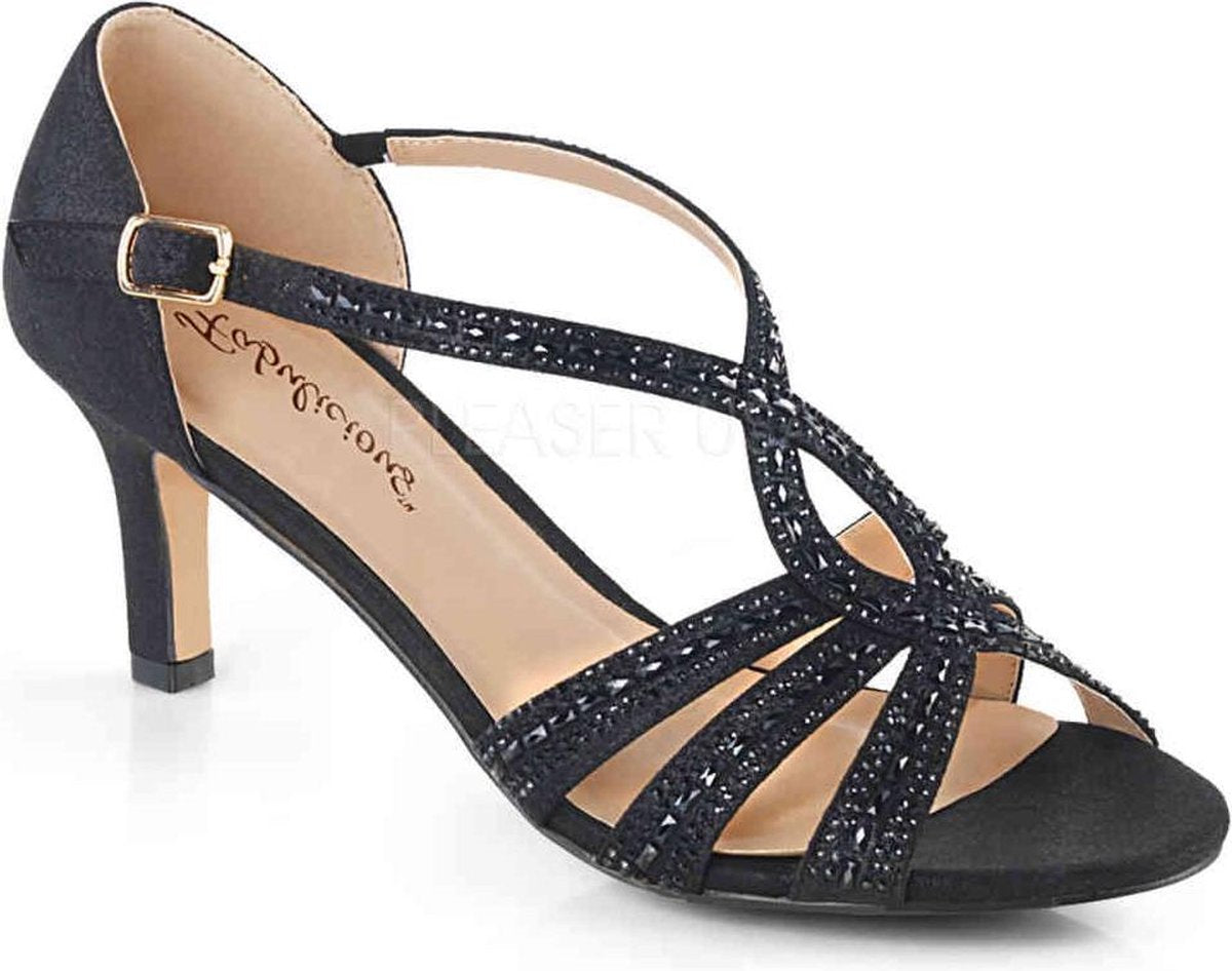 Fabulicious Hoge hakken -39 Shoes- MISSY-03 Zwart