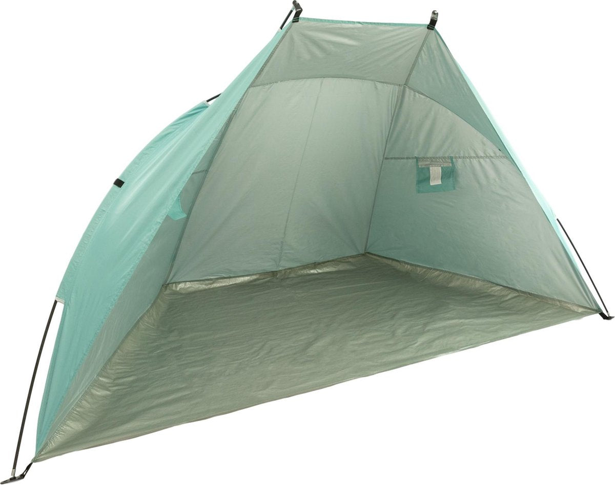 MaxxGarden Strandtent - opvouwbare windtent - 218x115x115 cm - GROEN