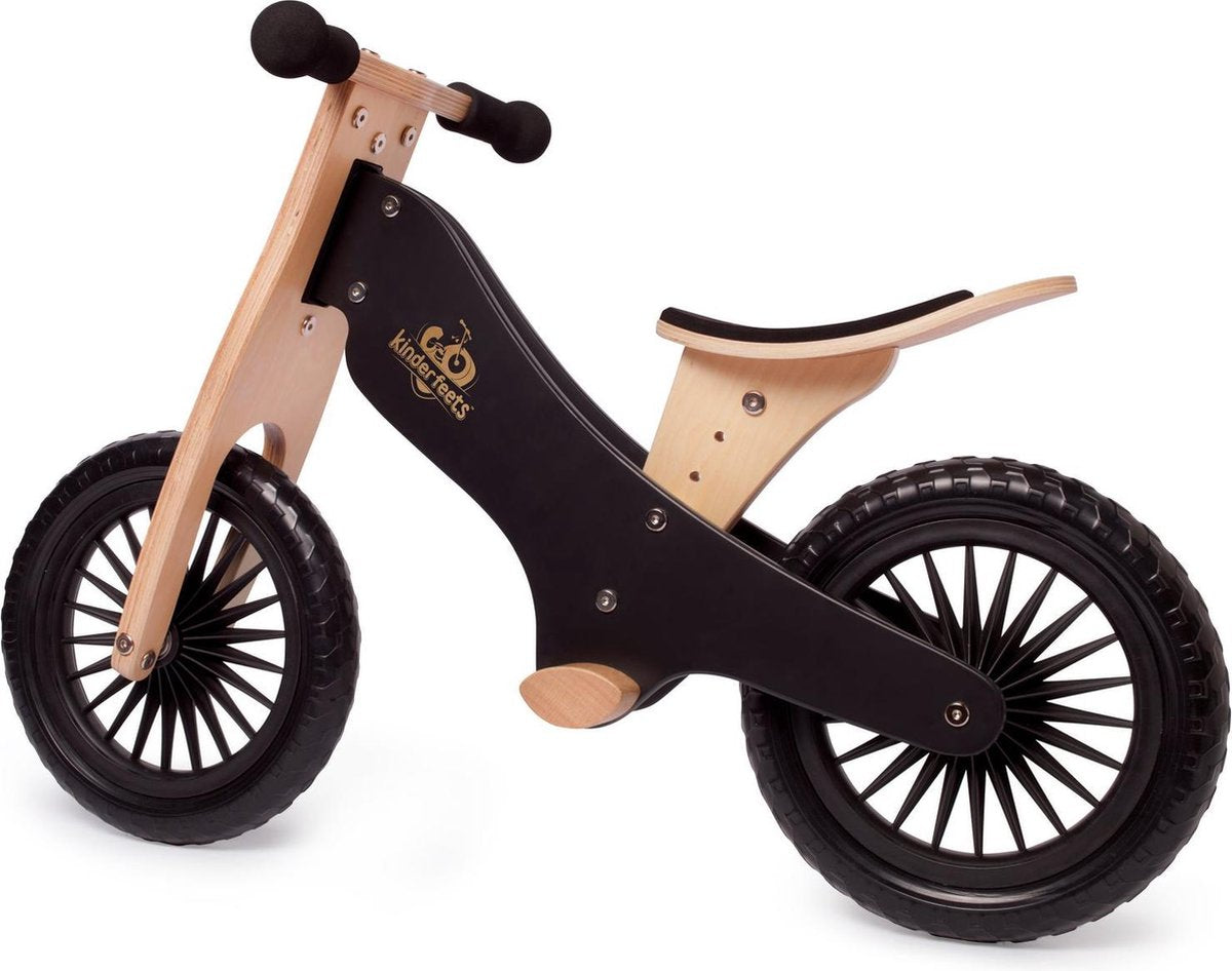Kinderfeets Houten Loopfiets Classic Zwart