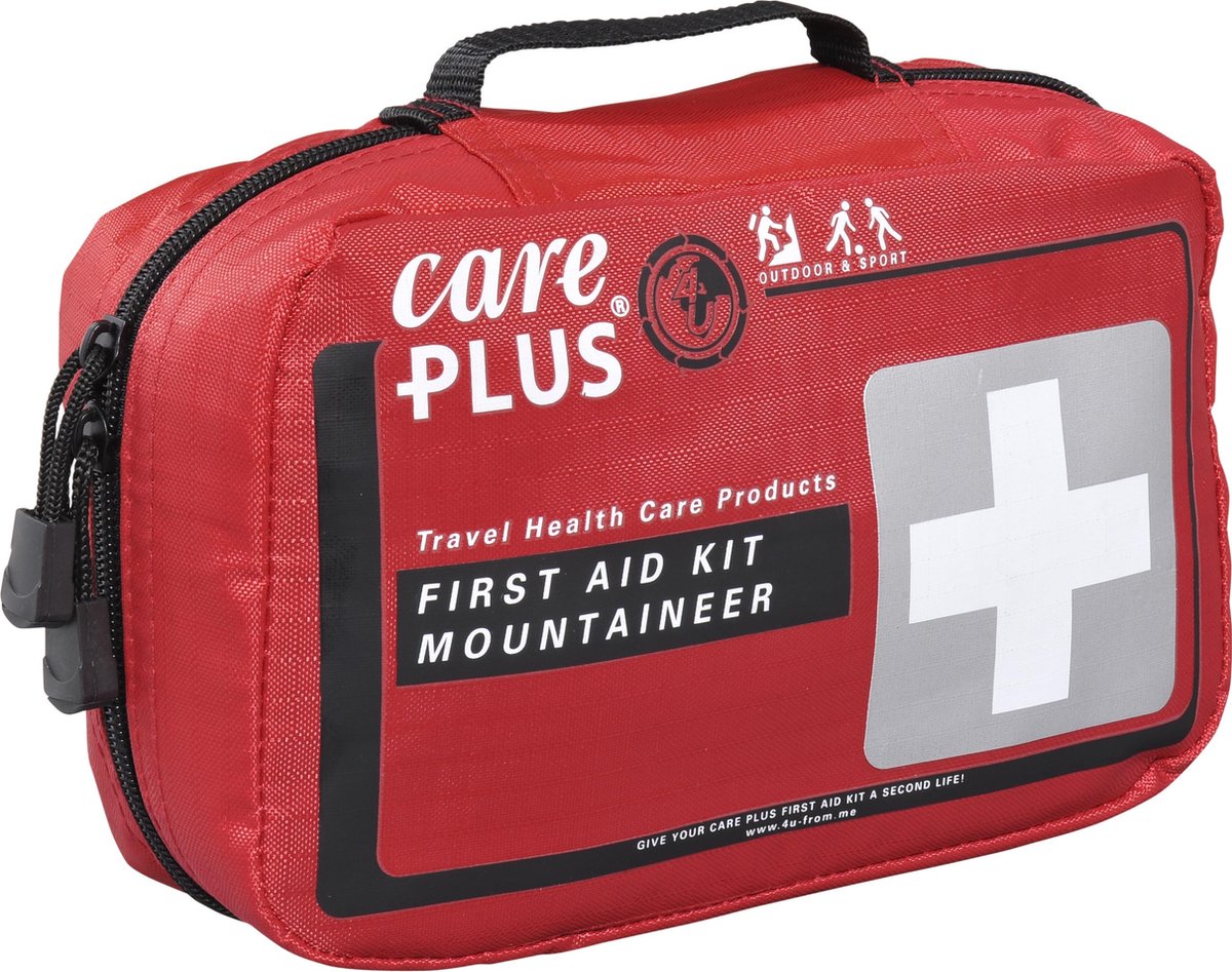Care Plus First Aid Kit - Mountaineer red