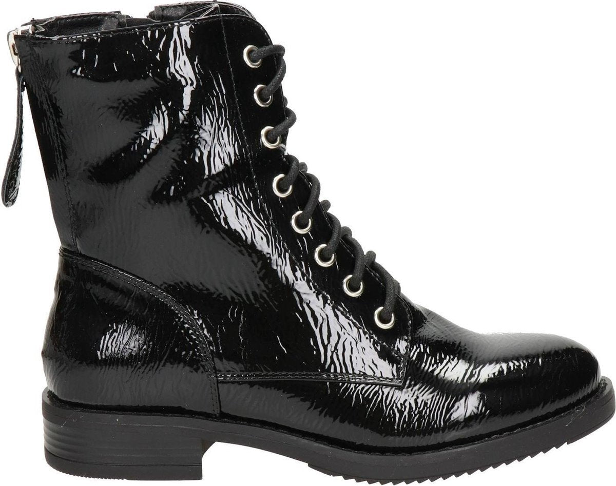 Dolcis dames veterboot - Zwart - Maat 41