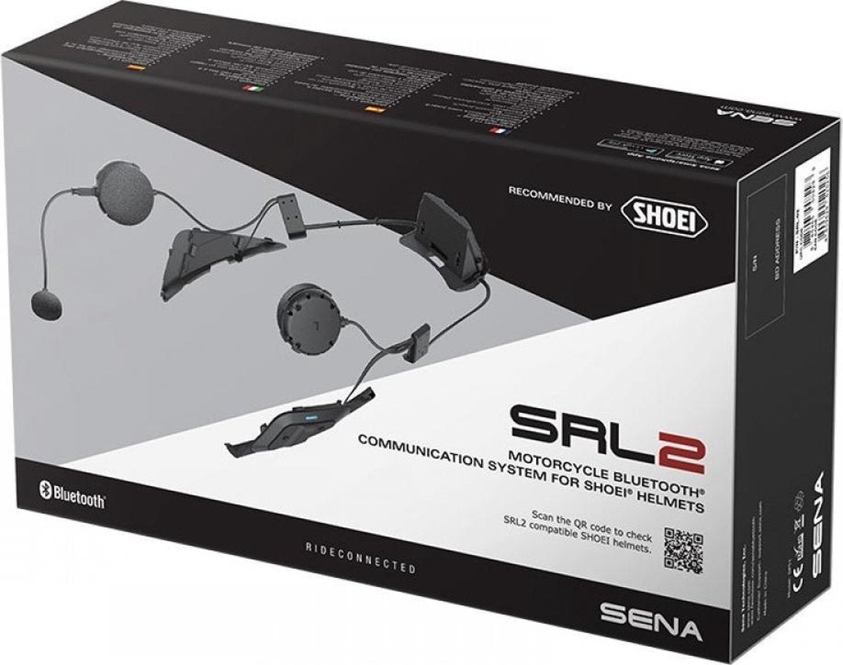 Shoei SRL-02 GT-Air II NeoTec II  - Motor communicatiesysteem - Bluetooth - 1600 Meter - 1 Stuk(s)