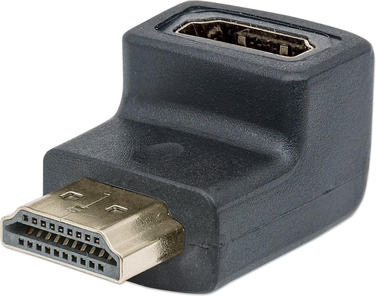 Manhattan 353519 tussenstuk voor kabels HDMI Zwart