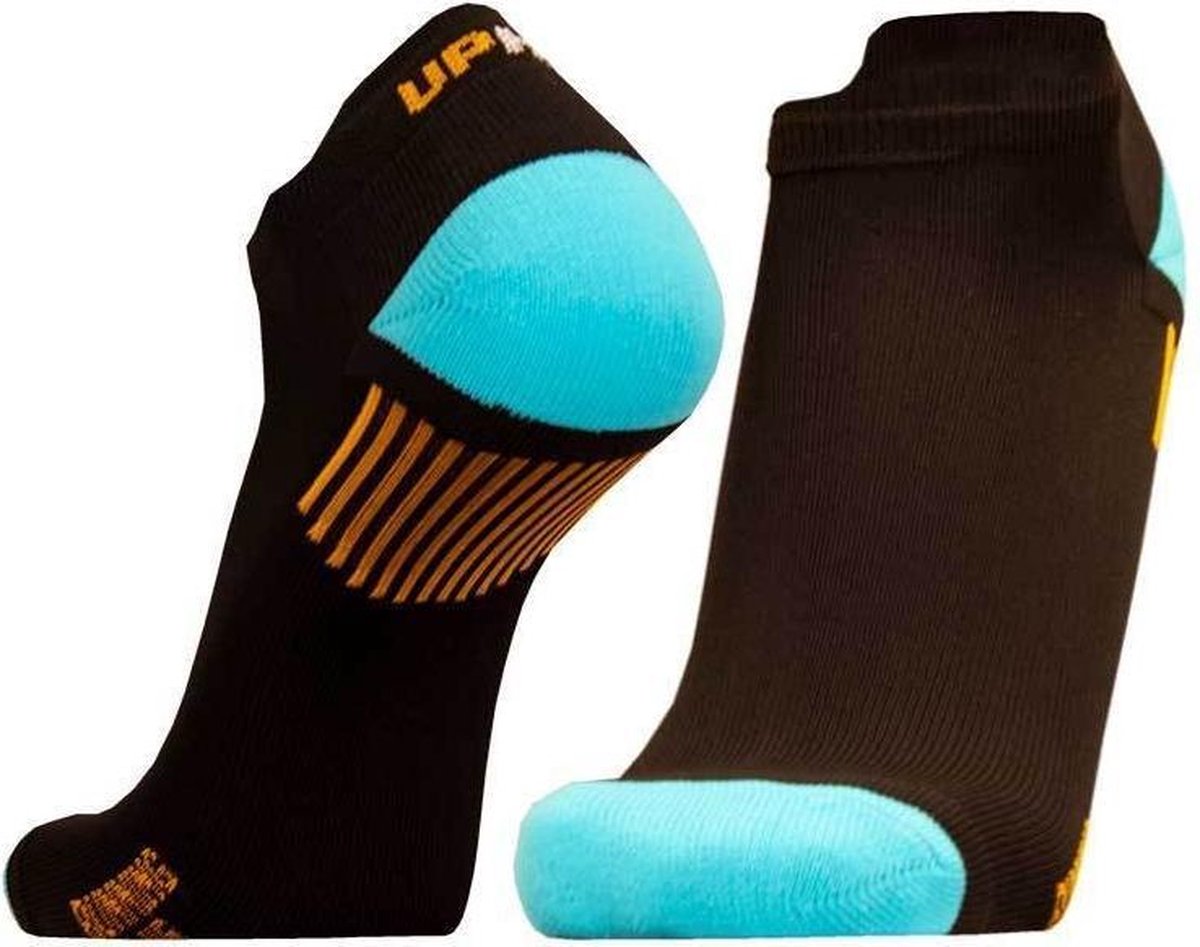 Uphillsport Sportsokken Trail Run Laag Polyamide Zwart Mt 43-46