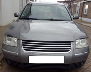 Grille zonder embleem voor VW Passat 3BG 2000-2005. Chroom Zwart