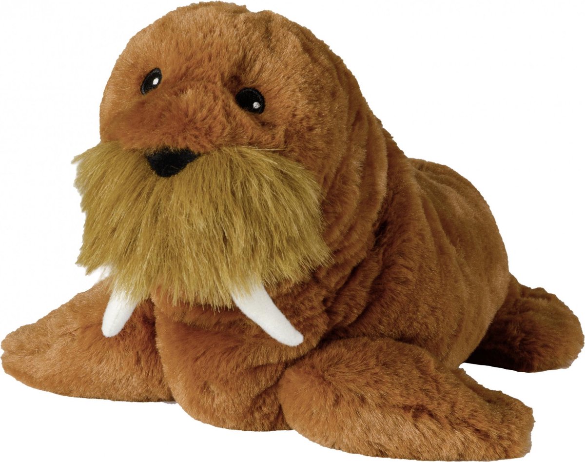 Warmies Warmteknuffel walrus 32 cm bruin