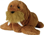 Warmies Warmteknuffel walrus 32 cm bruin