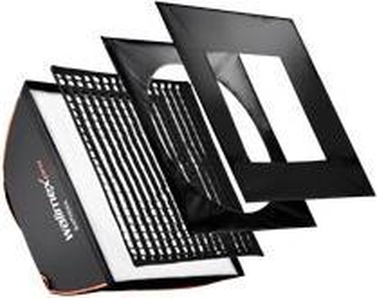 walimex pro Softbox PLUS Orange Line 40x40