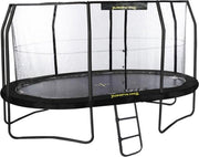 Jumpking Trampoline Met Net En Ladder Jumppod Oval 457 X 305 Cm Zwart (2016)