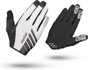 GripGrab Racing fietshandschoenen - wit/zwart - Maat XXL