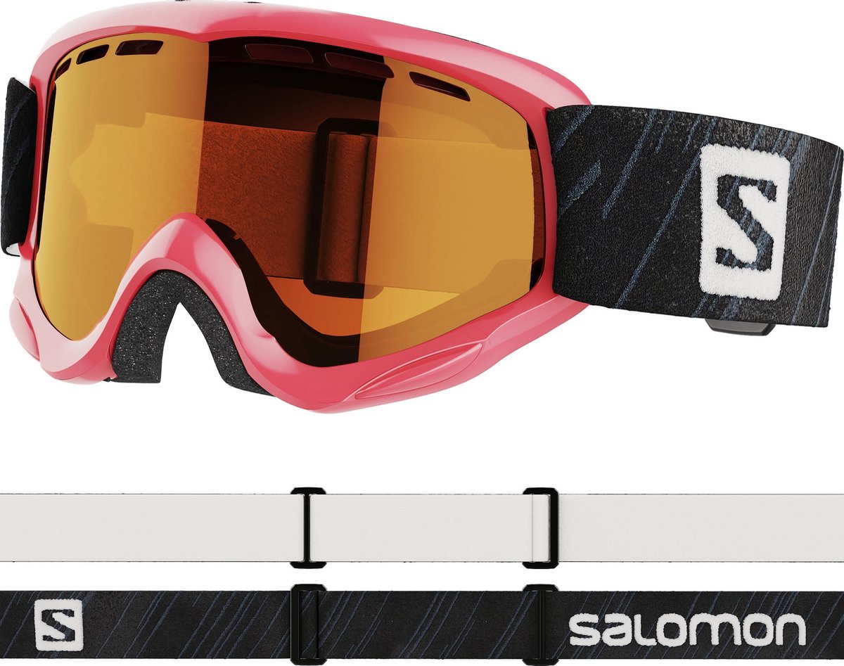 Salomon Juke Access Sneeuwbril - Oogbescherming & Diepteperceptie - Perfect Fit - Pink/Tonic Orange