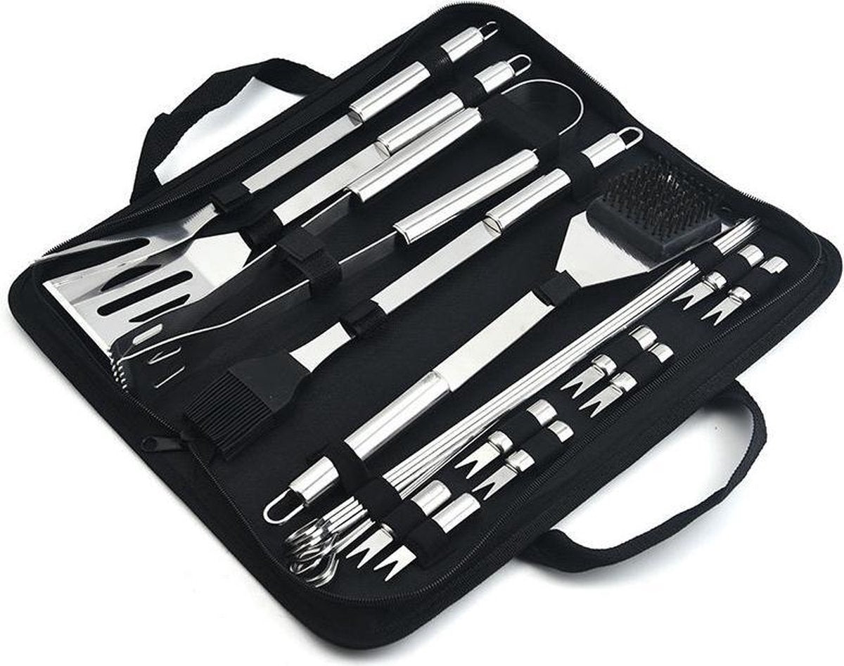 BBQ accessoires - BBQ gereedschap set - Keukengerei - Kookgerei - Barbecue set - Set van 20