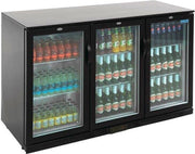 Polar G-Serie 3-Deurs Barkoeling Met Klapdeuren Zwart 330l
