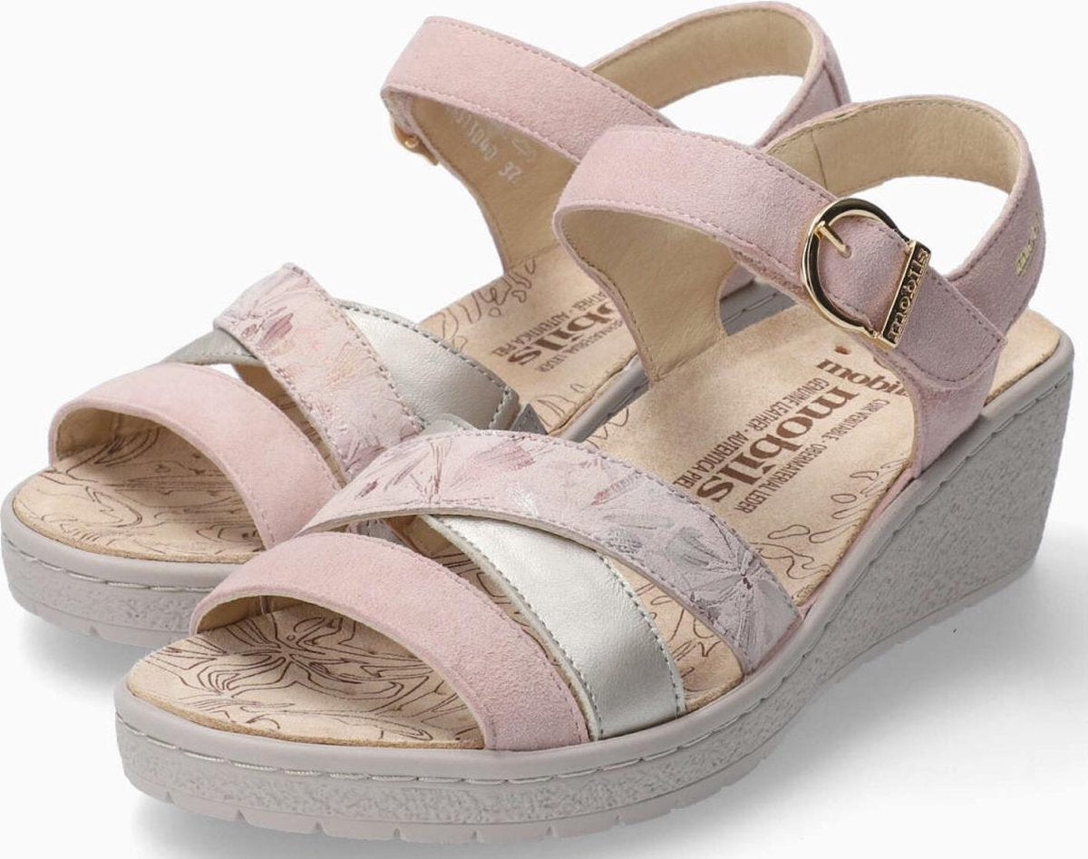 Mobils by Mephisto PIETRA dames sandaal - roze - breed leest - maat 35