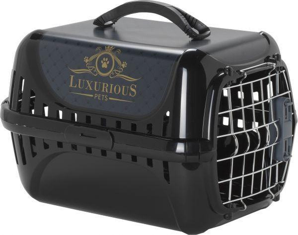 Reismand zwart  LUXURIOUS 31x51x34 cm