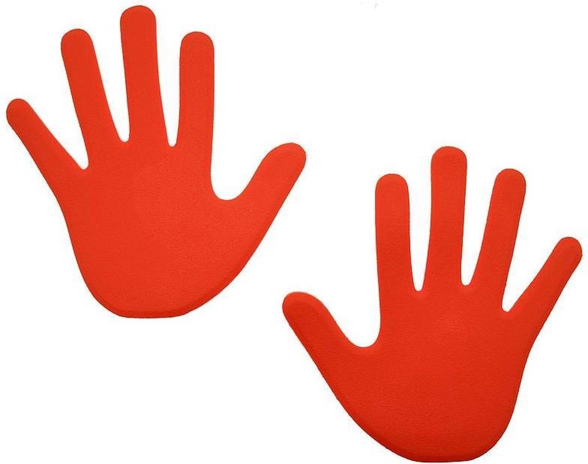 Reydon Veldmarkering Hand 15 X 13 Foam Rood 6 Stuks