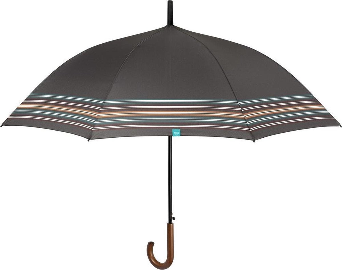 Perletti Golfparaplu Automatisch Heren 116 Cm Microvezel Zwart