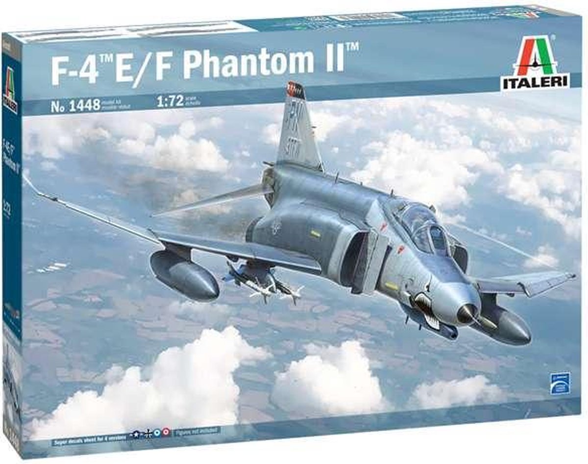 Italeri - F-4e/f Phantom Ii 1:72 (2/21) * - ITA1448S