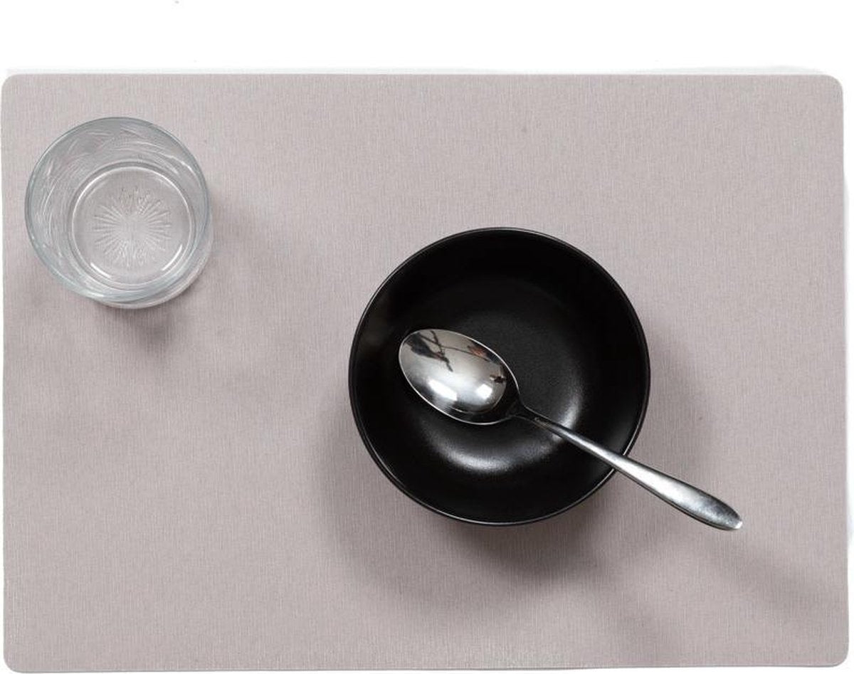 Placemats Uni licht grijs