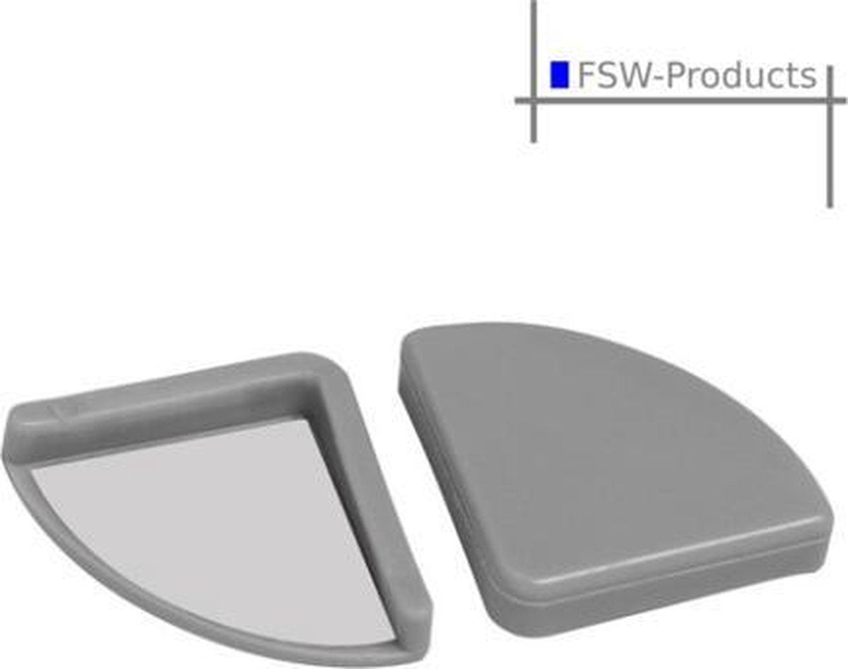 FSW-Products - 4 Stuks - Siliconen Tafel Hoekbeschermers Set - Grijs - 3M Tape - Tafelhoek Beschermers - Beschermhoeken - Veiligheid Baby Peuter en Kind - Zelfklevende tafelhoek beschermers - Tafelhoekjes bescherming - Kinderbeveiliging