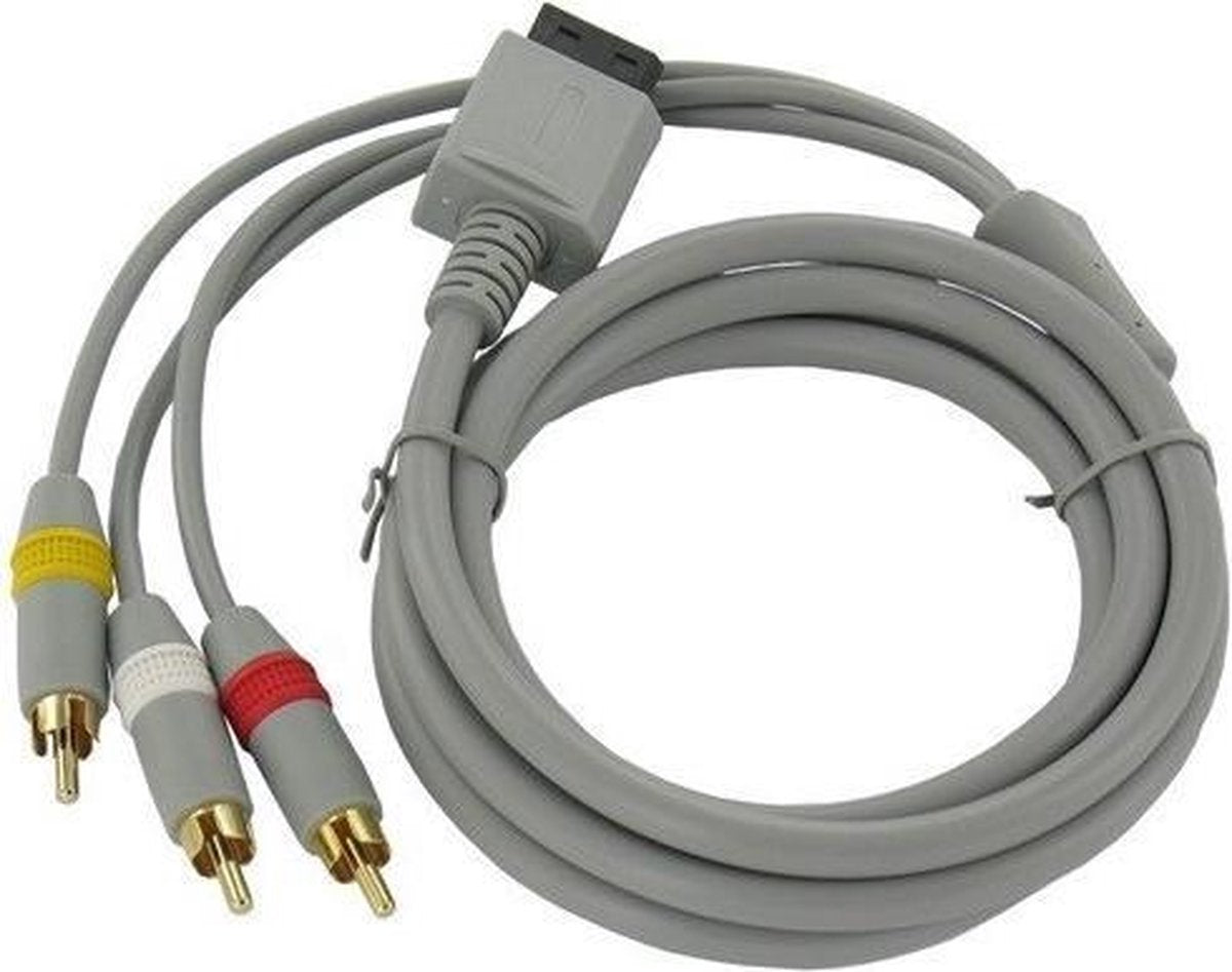 Wii AV kabel met 3 Tulp stekkers