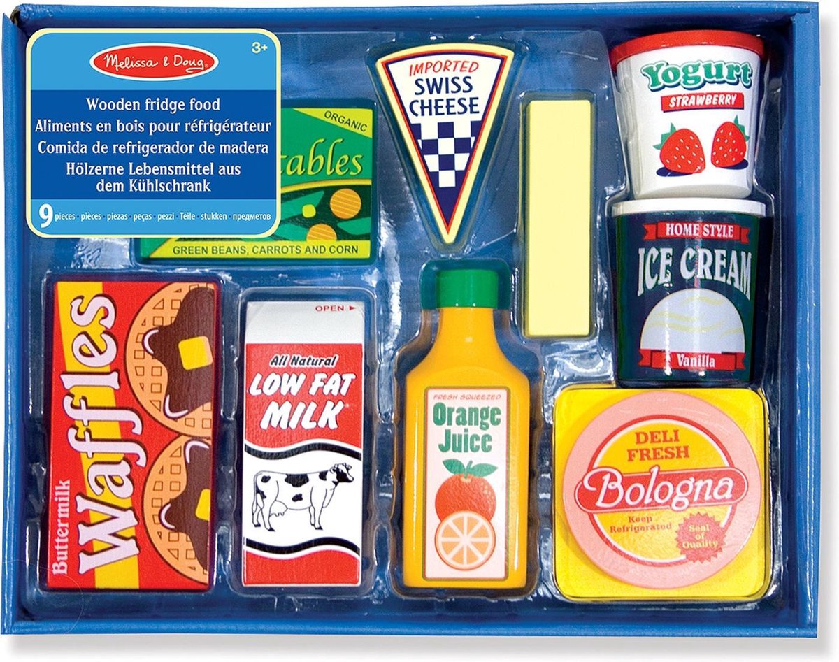 Melissa & Doug - Houten Koelkast Voedset