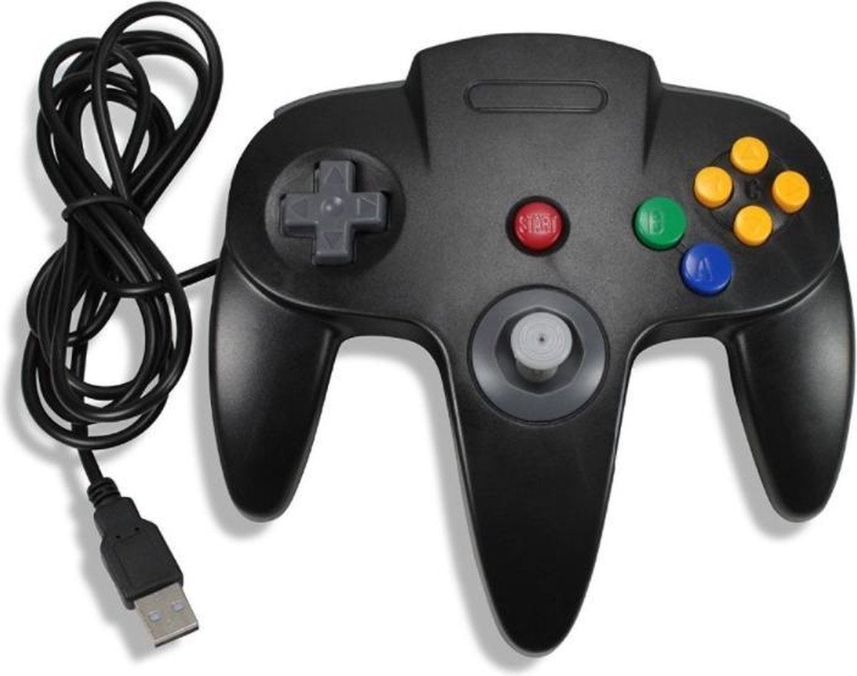 Coretek Nintendo 64 (N64) style USB controller voor PC