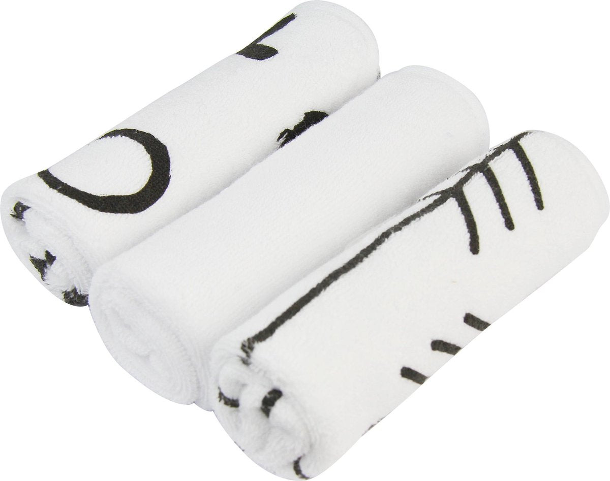 Kushies - Billendoekjes - Wasbare Billendoekjes - Washandjes - 3 pack - Dubbellaags
