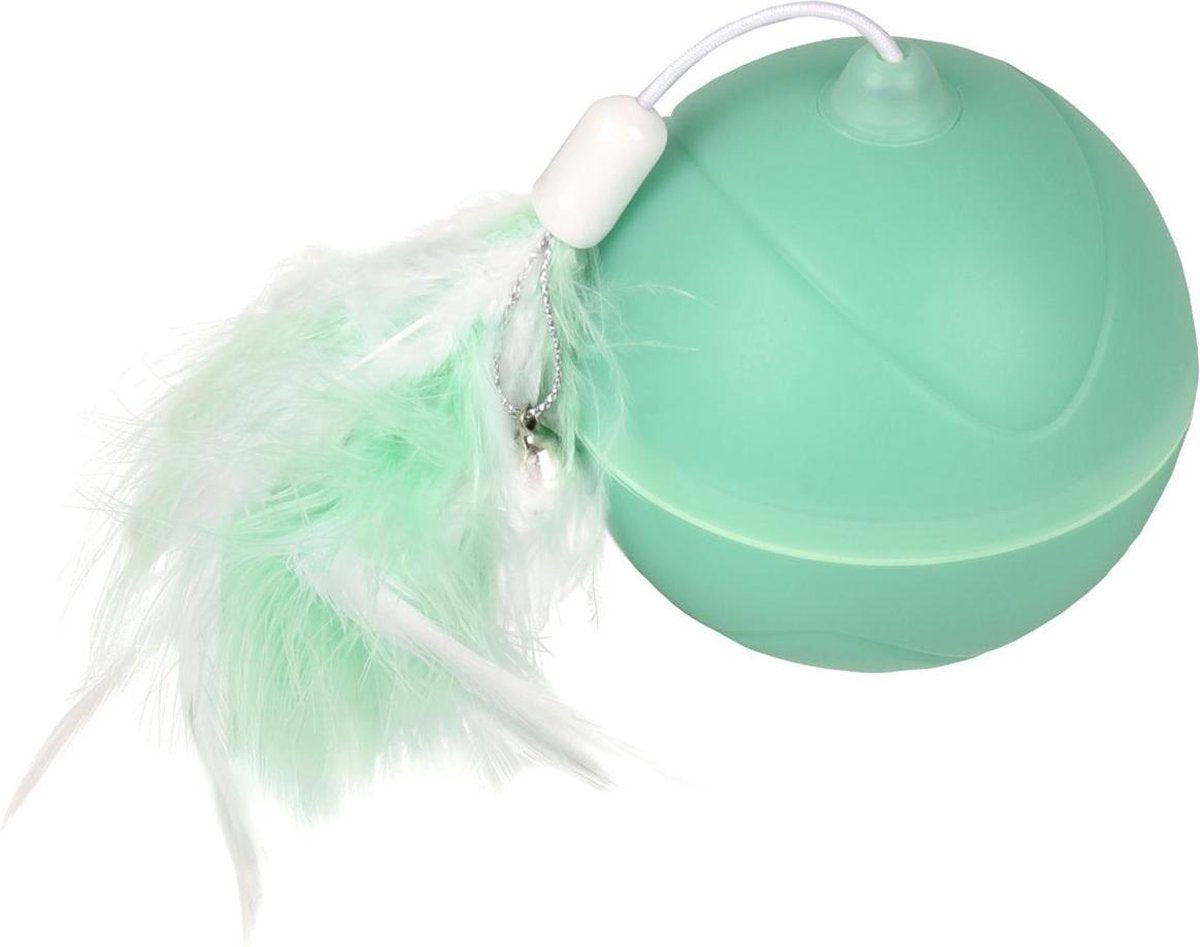 Kattenspeeltje Bal Led Magic Mechta Groen 2in1