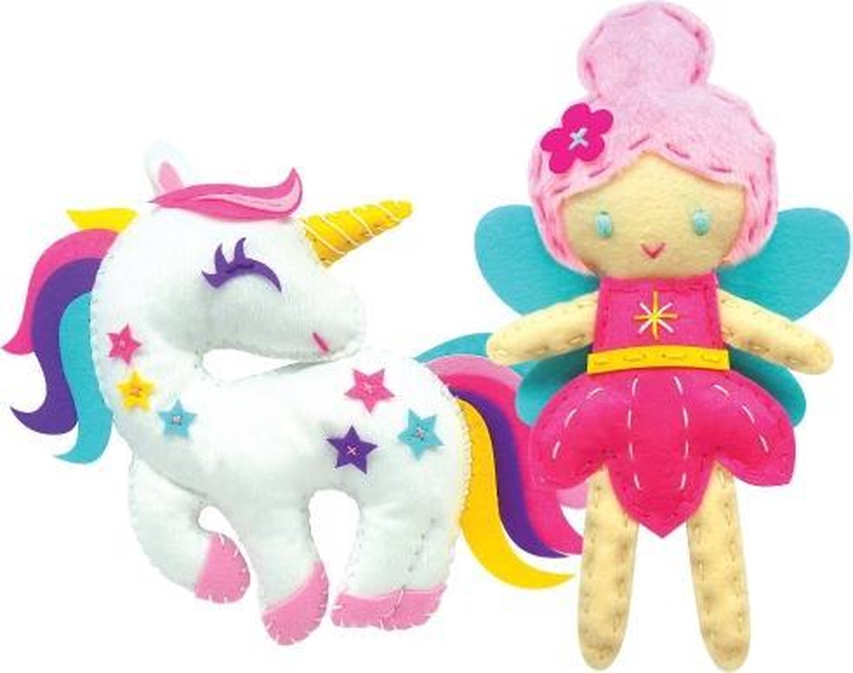 Imaginarium Lappenpoppen Pakket - Set om Vilten Figuren te maken - In Ton