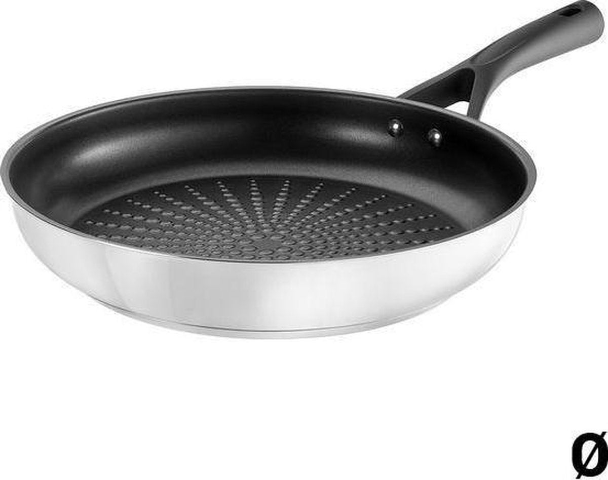 Pyrex - Expert Touch Koekenpan - 30cm - Zilver