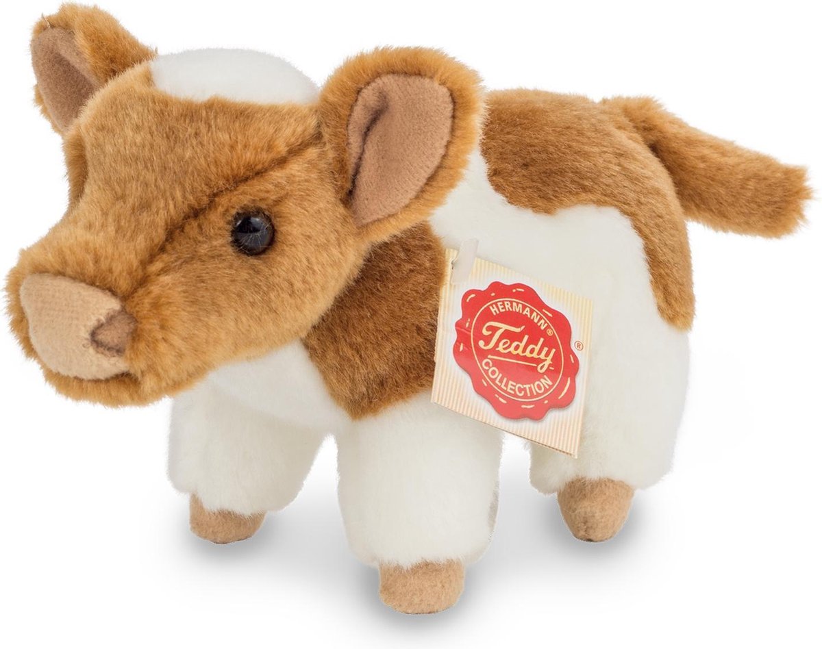 Hermann Teddy Knuffel Koe Staand
