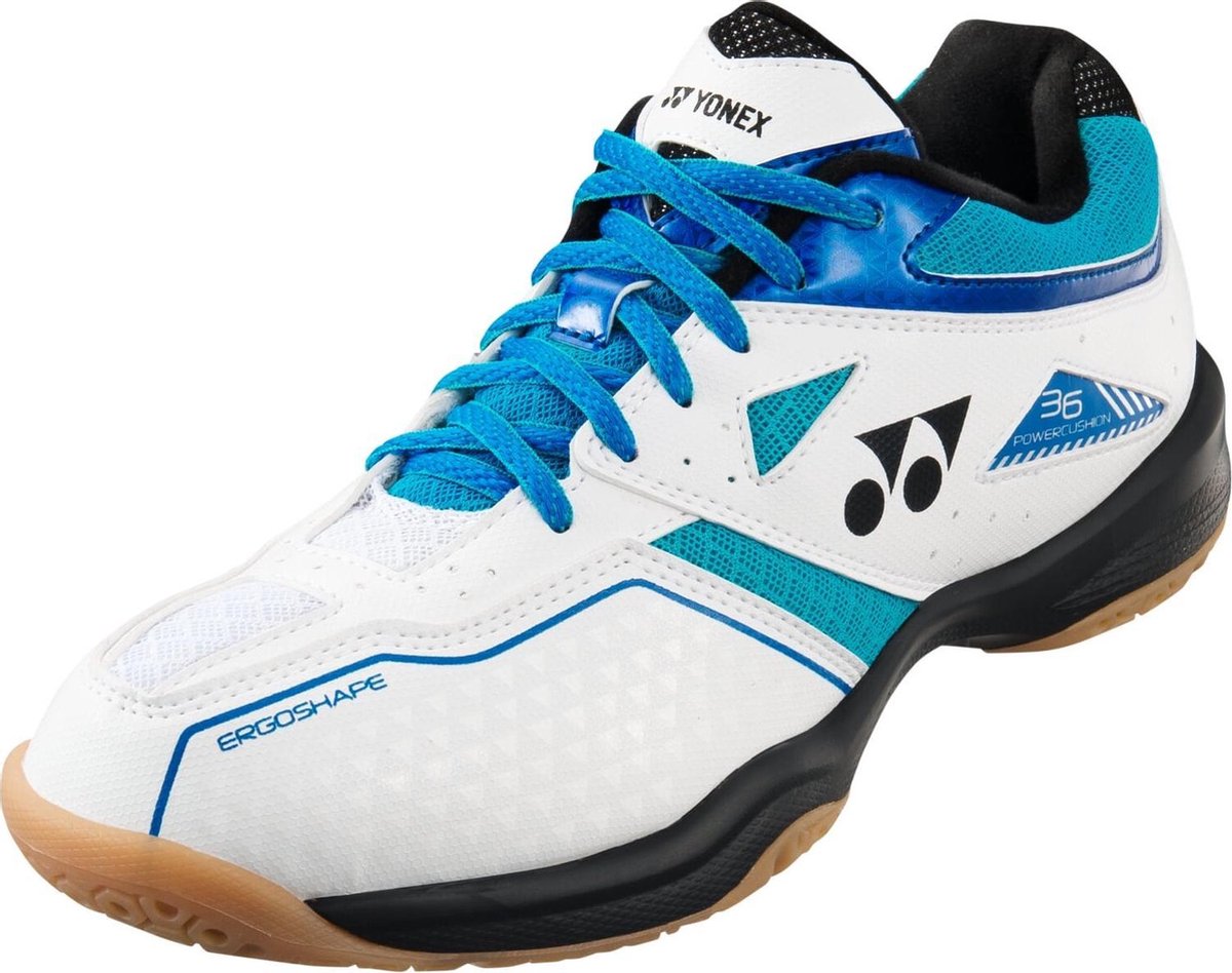 Yonex Badmintonschoenen Power Cushion 36 Heren Wit/blauw Mt 39