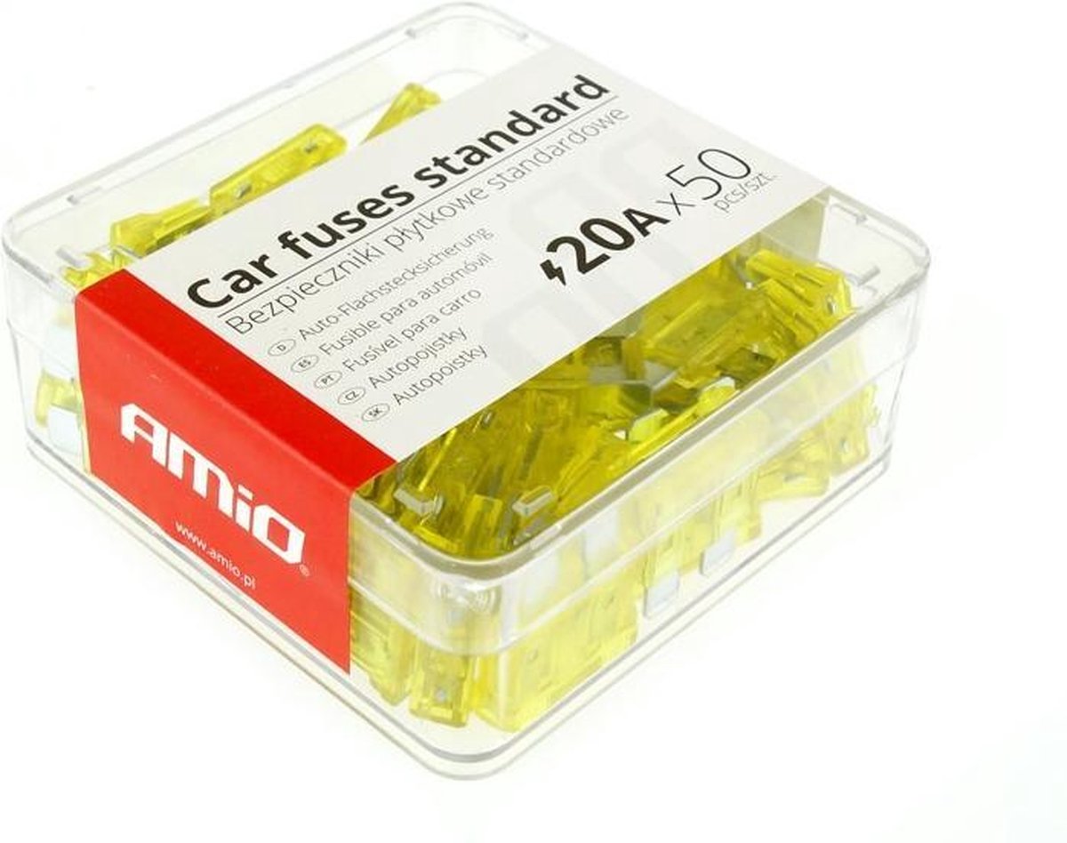 Steekzekering 20A - Doos 50 stuks